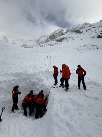Poszukiwania turysty w rejonie Orlej Perci