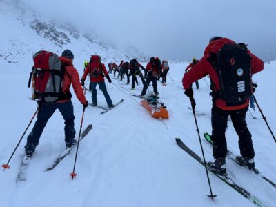Poszukiwania turysty w rejonie Orlej Perci
