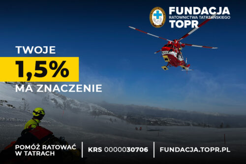 Wesprzyj tych, którzy niosą pomoc na Tatrach